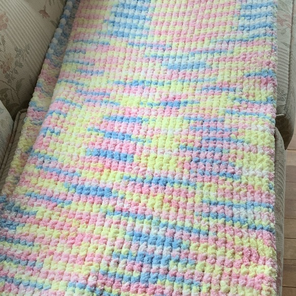 Other - Handmade multicolored blanket. Soft and cuddly.